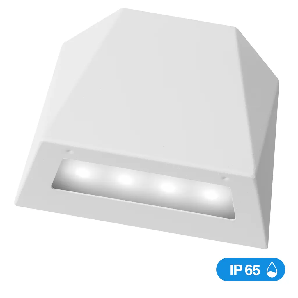 Sicherheitszeichenleuchte LED-MASTER LM4 (IP65) - Wandaufbaumontage - LM4W (IP65)